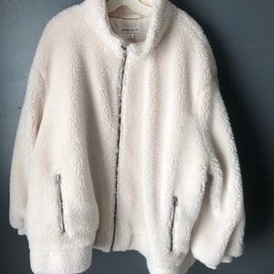 Ava Viv Sherpa zip up jacket